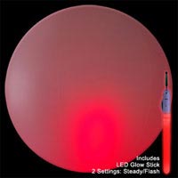 16'' Red LED Glow-Stick Beach Balls