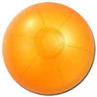 12'' Orange Shimmer Beach Balls 