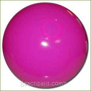 16'' Solid Hot Pink Beach Balls