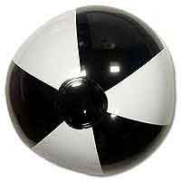 Odd Shape - 16'' Black & White Beach Balls 