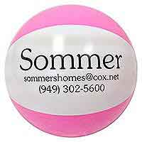 imprinted beach balls