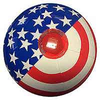 16'' Patriotic Stripes & Glow-in-the-Dark Stars