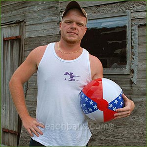 16'' Patriotic Stars Beach Balls