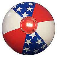 16'' Patriotic Stars Beach Balls