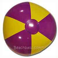16'' Purple & Yellow Beach Ball - Odd Ball