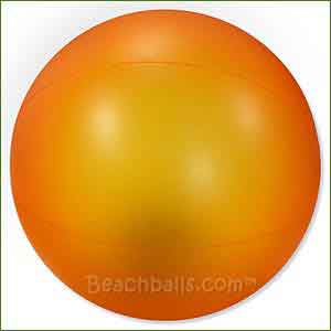 16'' Orange Shimmer Beach Balls