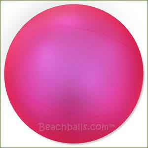 16'' Pink Shimmer Beach Balls