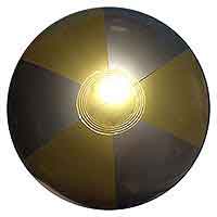 16'' Silver & Gold Beach Balls