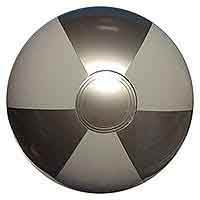 16'' Silver & Grey Beach Balls