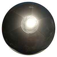 16'' Solid Silver Beach Balls