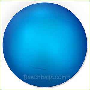 16'' Blue Shimmer Beach Balls