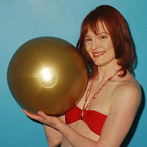 16'' Solid Gold Beach Balls