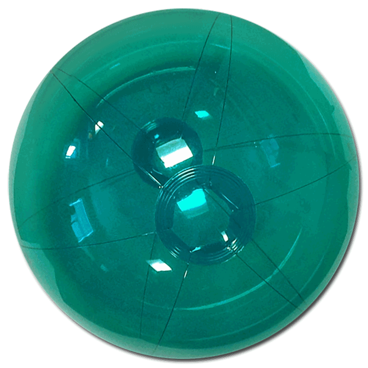 clear beach balls