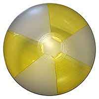 16'' Translucent Yellow & Opaque White