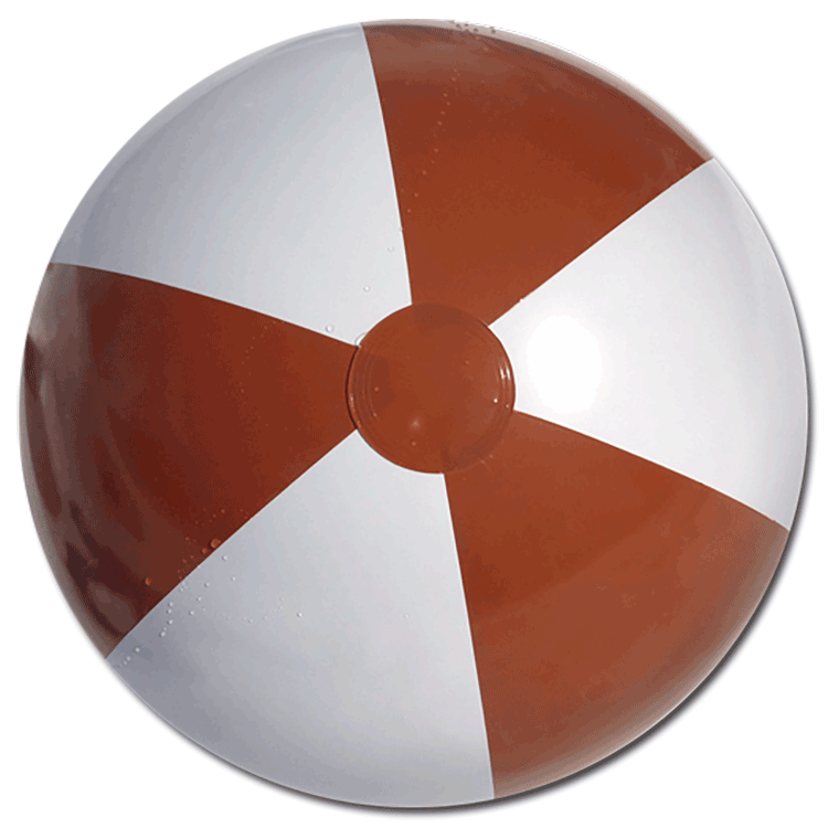 Largest Selection of Beach Balls with Fast Delivery 24Inch Brown