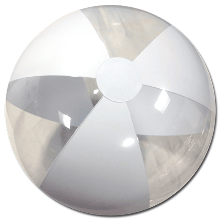 clear beach balls