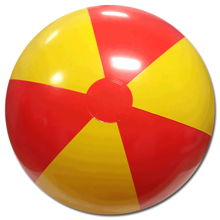 gold beach balls
