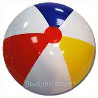 16'' Traditional Red Dot Beach Balls