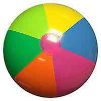 48'' Rainbow Beach Balls