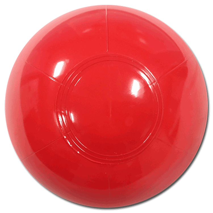 Largest Selection of Beach Balls - 6-Inch Solid Red Beach Balls