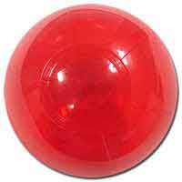 6'' Translucent Red Beach Balls 