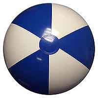48'' Blue & White Beach Balls