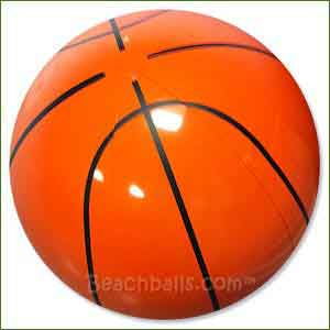 36'' Basketball Beach Ball / Tethers