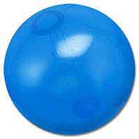 36'' Translucent Blue Beach Balls