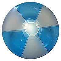 16'' Translucent Blue & Opaque White