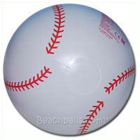 16'' Baseball Beach Balls