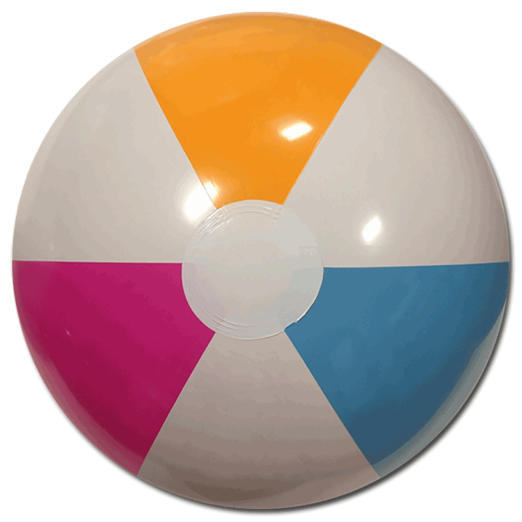 2 beach balls