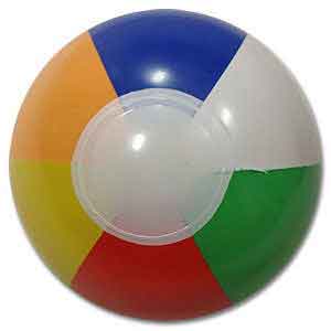 4'' Multi-Color Beach Balls 