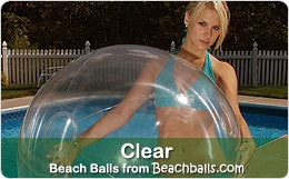 Clear Beach Balls