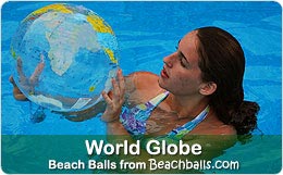 Globe Beach Balls