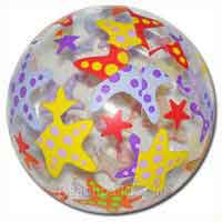 24'' Lively Print Beach Balls Starfish