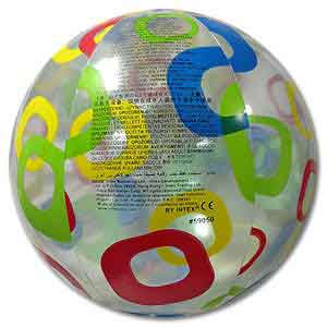 24'' Lively Print Beach Balls Squares