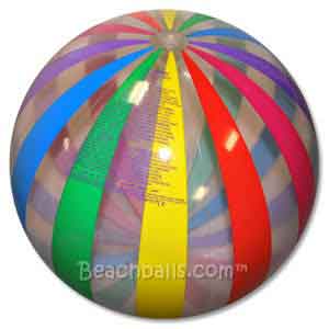 42'' Jumbo Rainbow Beach Balls