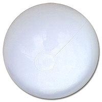 48'' Solid Bright White Beach Balls