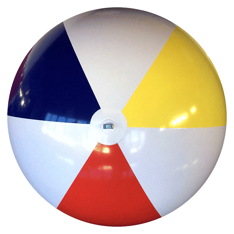 Largest Selection Of Beach Balls 6 FT Deflated Traditional P7 Beach Balls