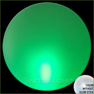 16'' Green Crystal Glow-Stick Beach Balls