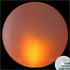16'' Orange Crystal Glow-Stick Beach Balls