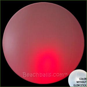 16'' Red Crystal Glow-Stick Beach Balls