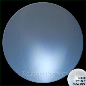 16'' White Crystal Glow-Stick Beach Balls