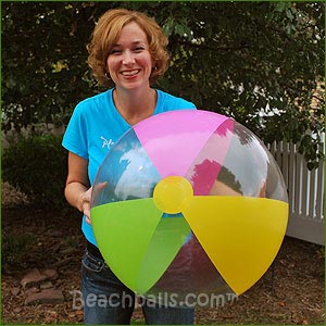 24'' Paradise Pastel Beach Balls