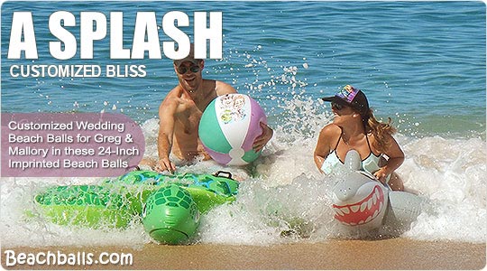 2 beach balls