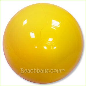 24'' Solid Yellow Beach Balls