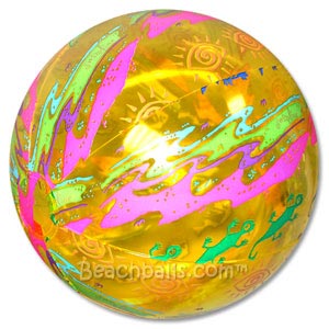 20'' Gold Fish Beach Balls