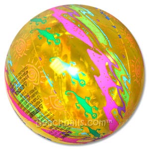 20'' Gold Fish Beach Balls