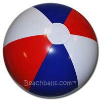 24'' Red White & Blue Beach Balls