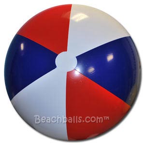 36'' Red White & Blue Beach Balls
